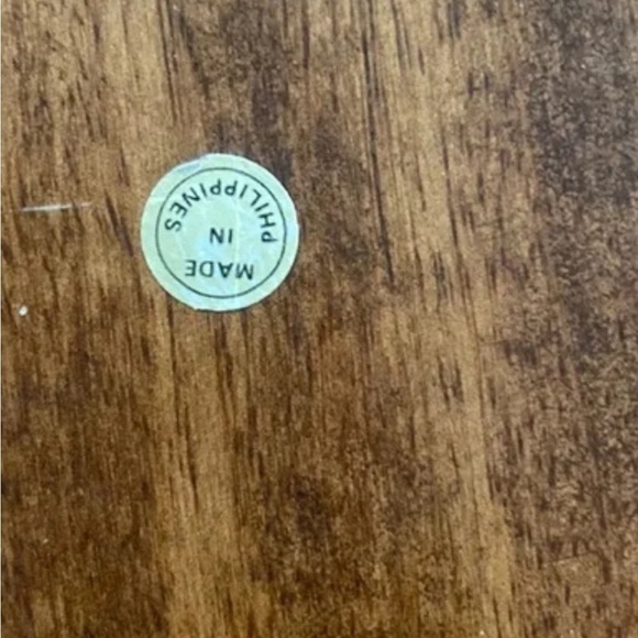 70s VINTAGE BOHO WOOD DISH TRAY MONKEY POD WOOD DISH HAWAII HOME DECOR ACCENT - Picture 7 of 7